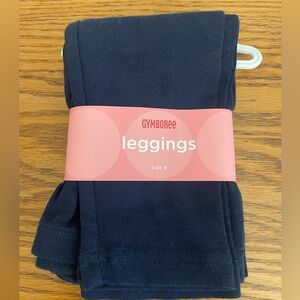 Girls Gymboree solid Navy leggings size 9 NWT